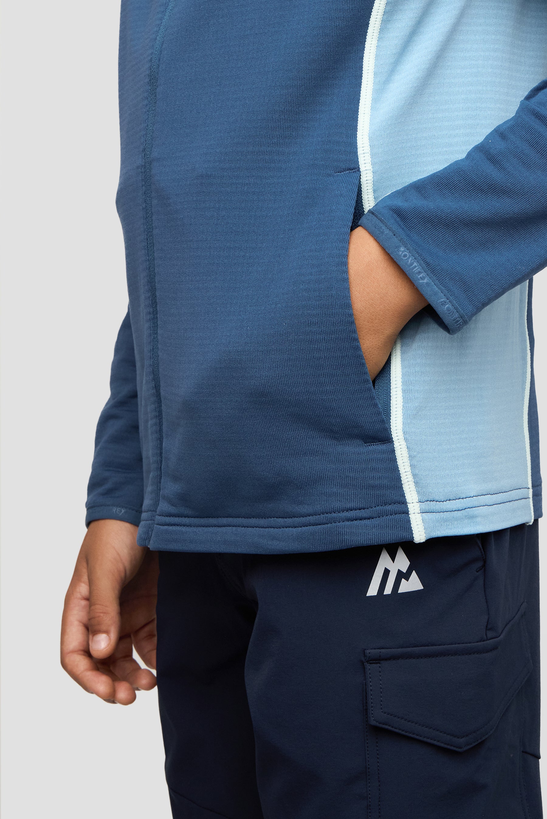 Boys Brink Polartec® Fleece Hood - Naval/Midnight Blue