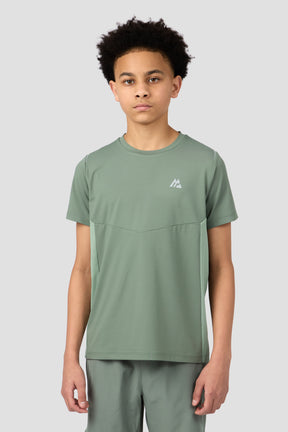 Boys Scope T-Shirt - Green Slate/Ash Green