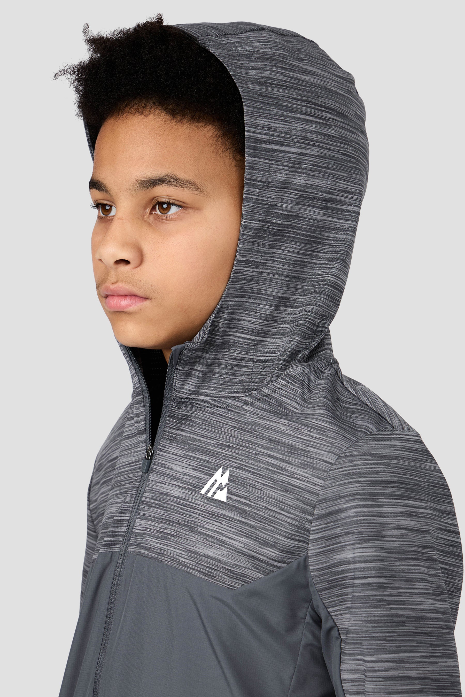 Boys Trail 2.0 Windbreaker - Slate Grey Multi