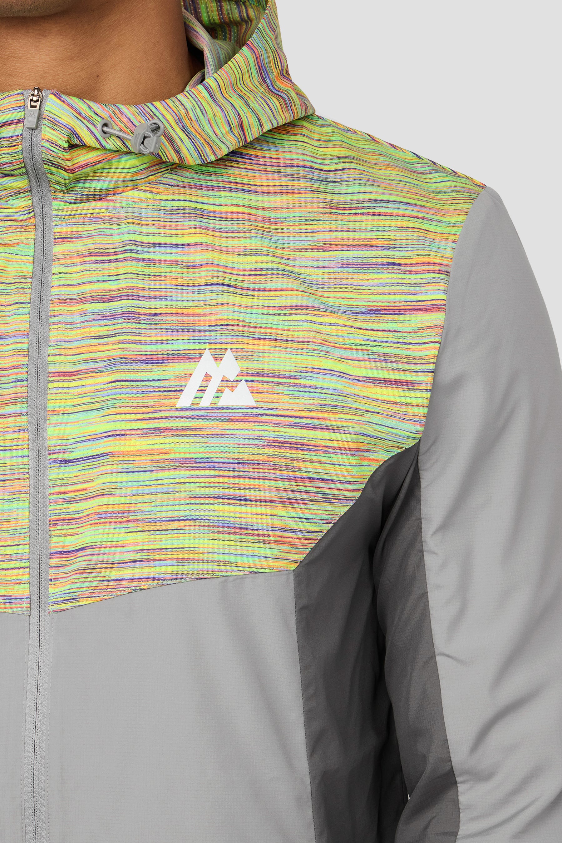 Trail Windbreaker - Grey/Orange/Yellow/Lilac