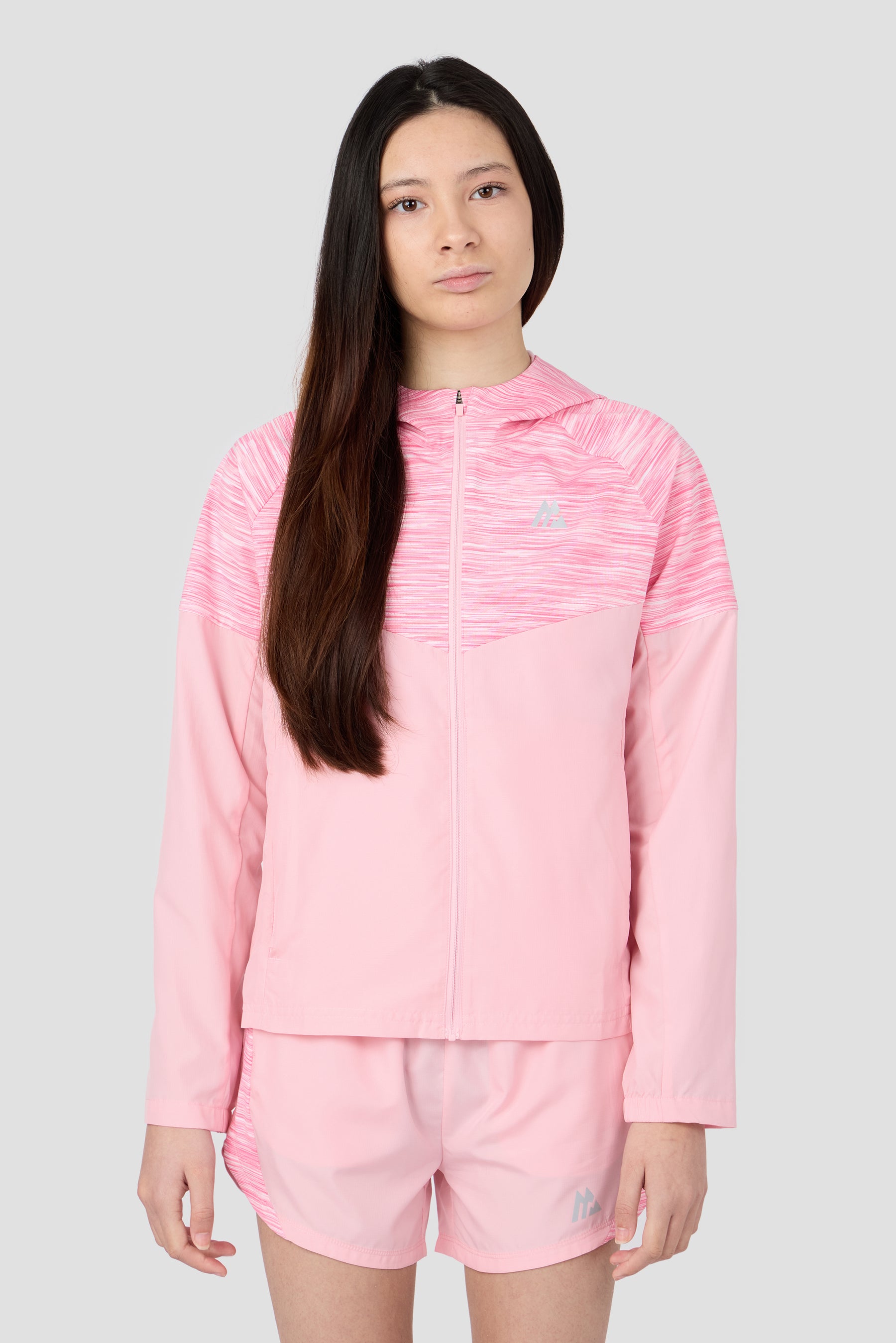 Girls Trail Windbreaker - Pink Blossom Multi