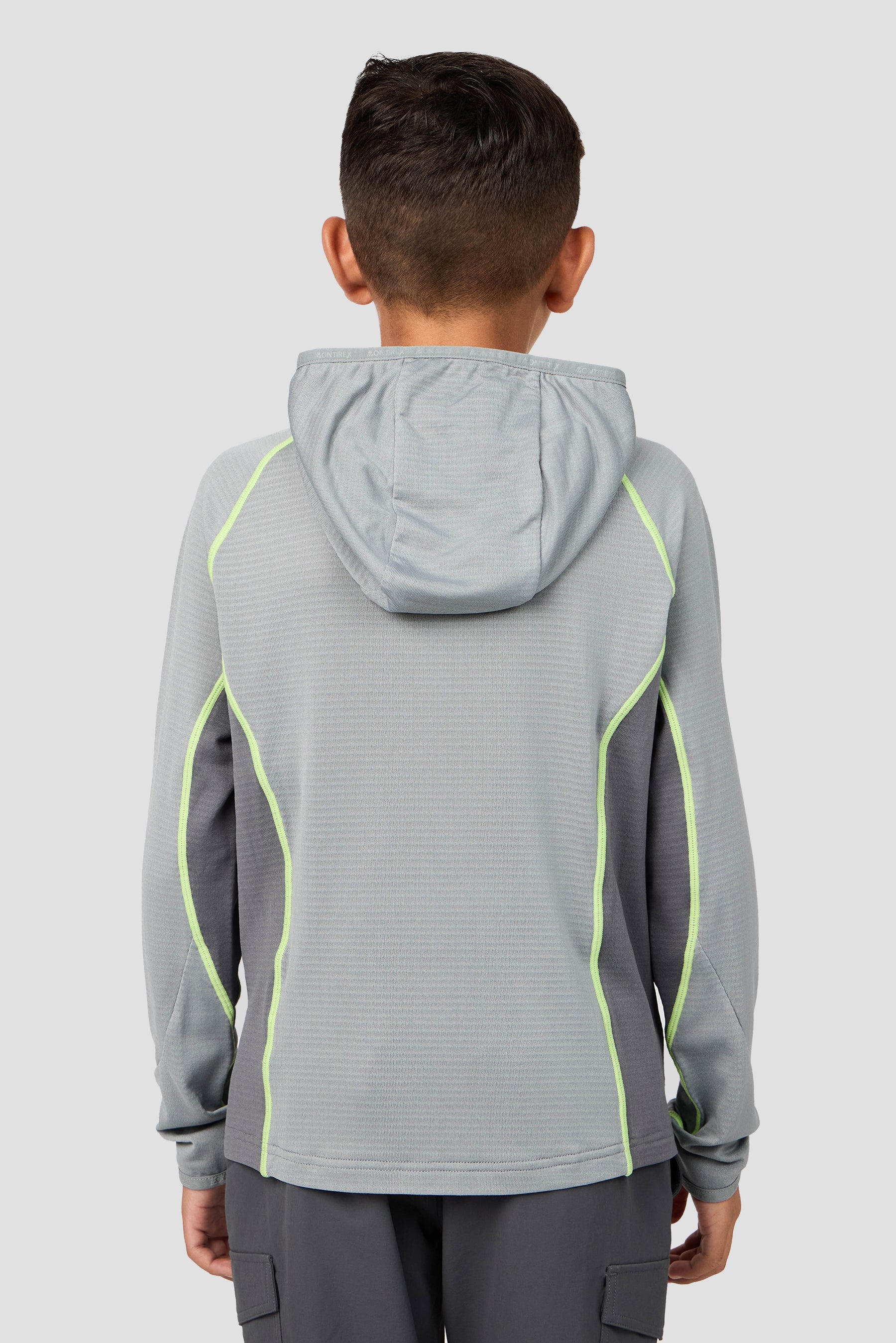 Boys Brink Fleece Hood - Platinum Grey/Cement Grey