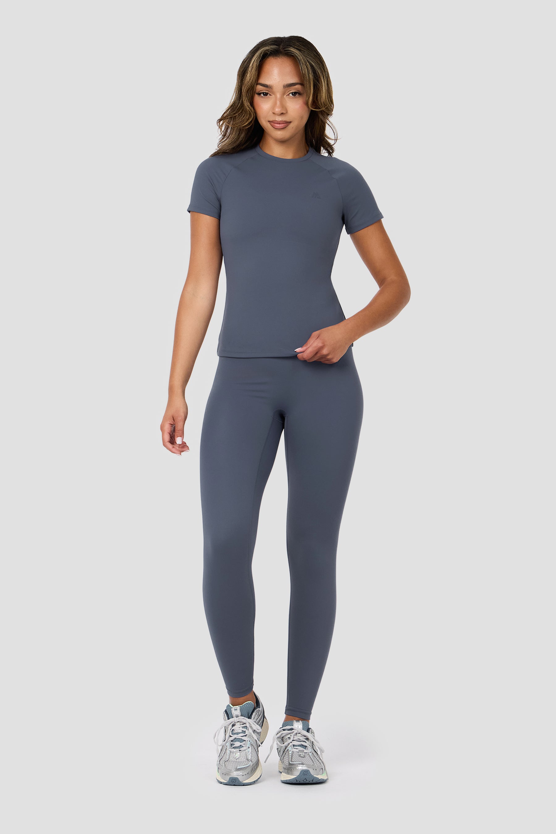 Form Baby T-Shirt - Greyed Indigo