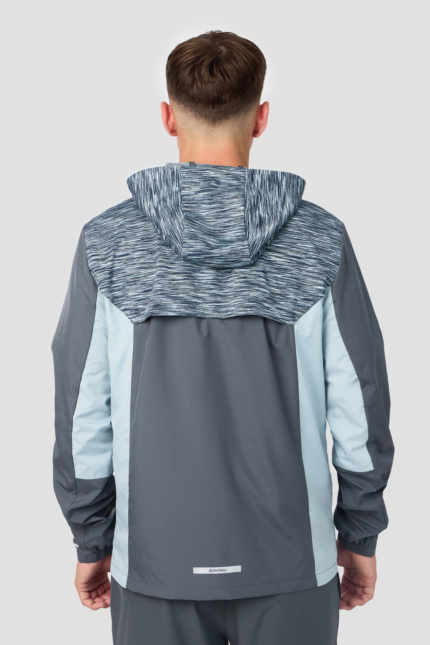 Trail Windbreaker - Grey/Blue/Navy