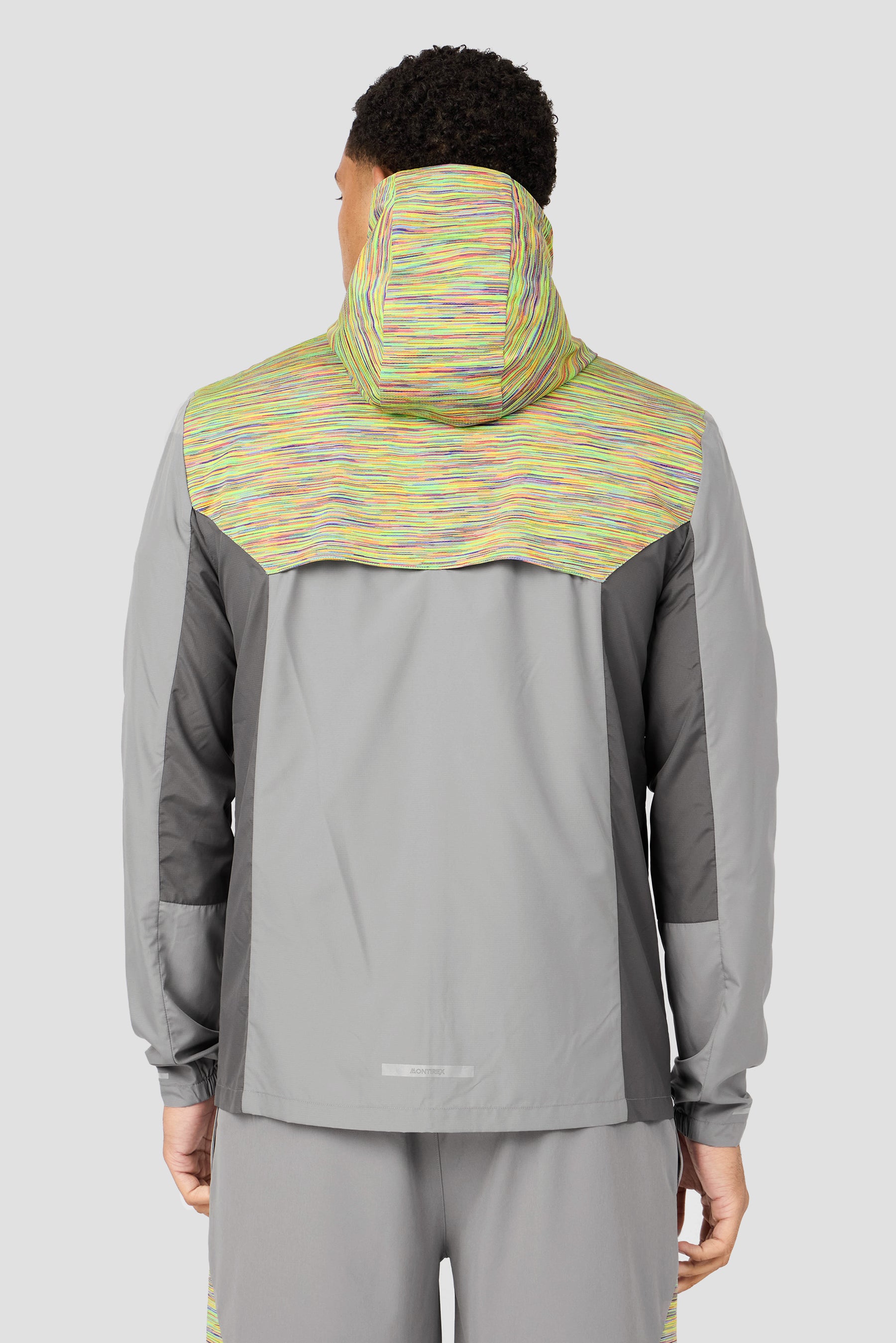 Trail Windbreaker - Grey/Orange/Yellow/Lilac