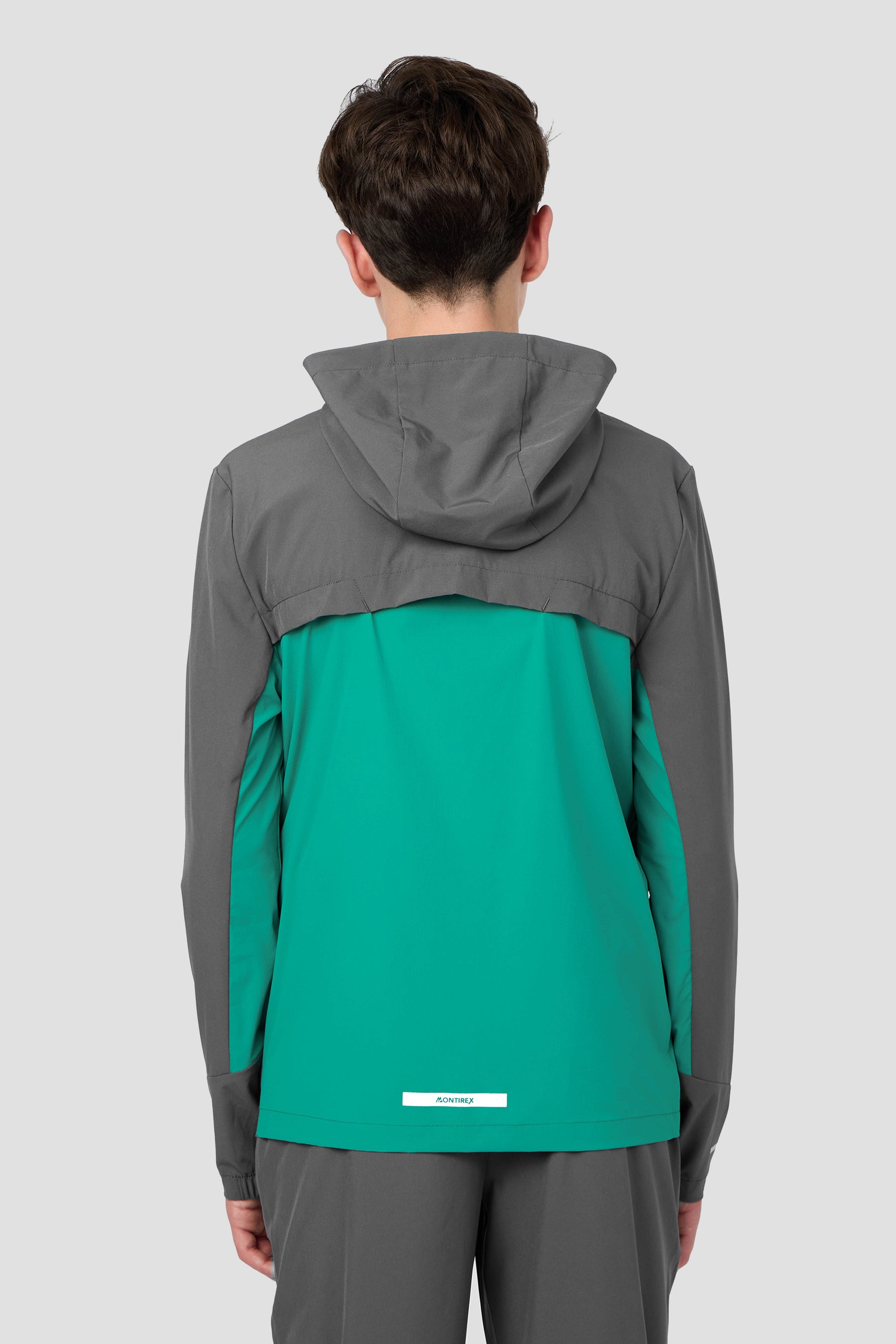 Boys Vortex Jacket - Cement Grey/Atlas