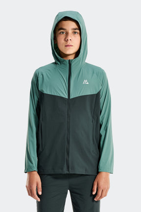 Boys Source Jacket - Charcoal Green/Mineral Green