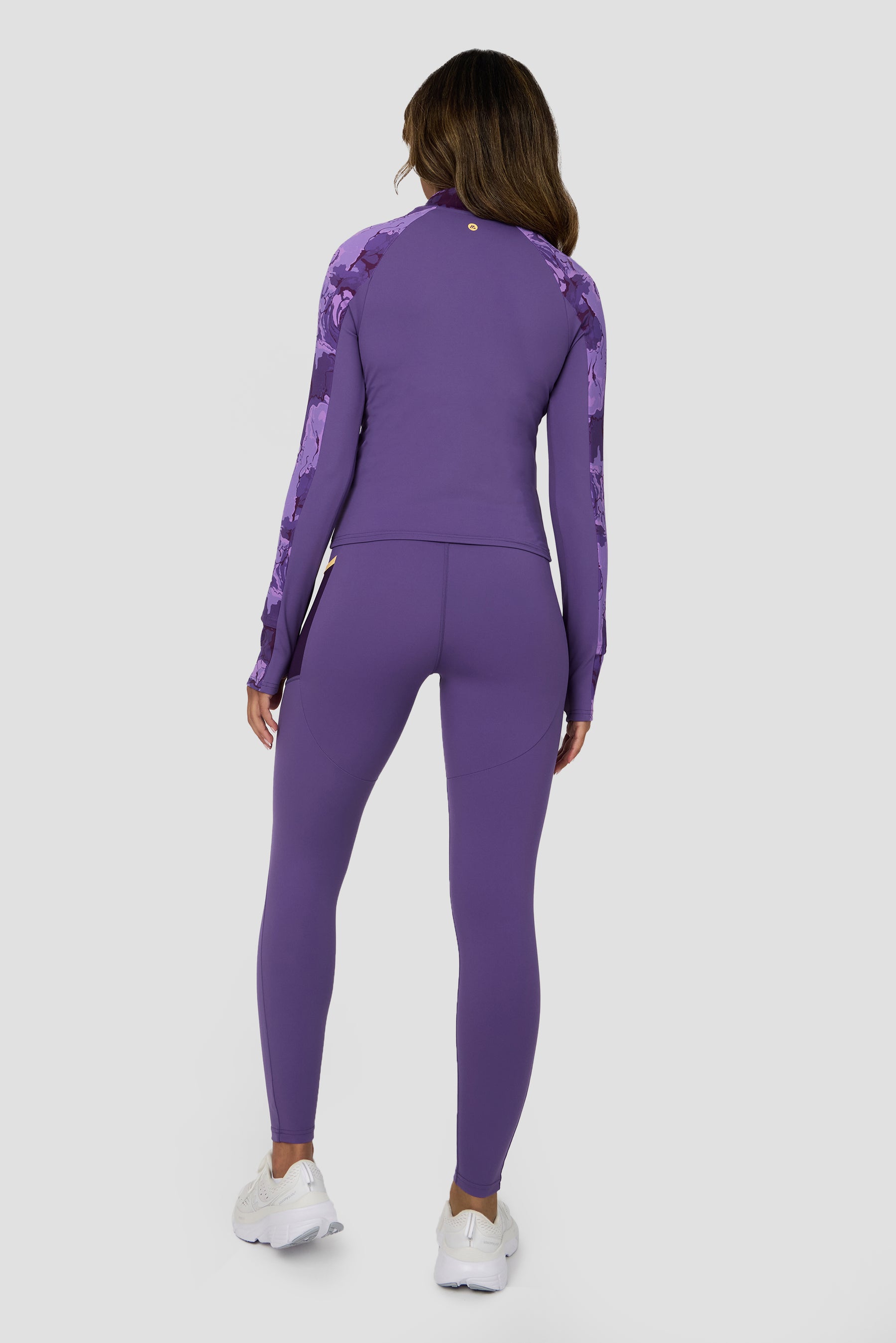 Fusion Print 1/4 Zip - Palazzo/Idaho Blue