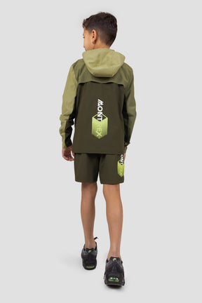 Boys MTX Run Jacket - Elm/Eden/Orchard