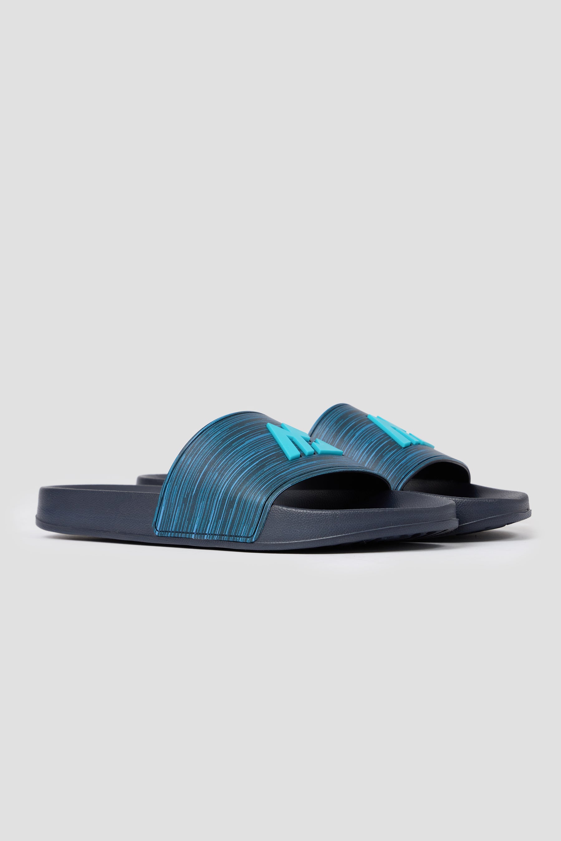 MTX Trail Slides - Midnight Blue/Vivid Aqua