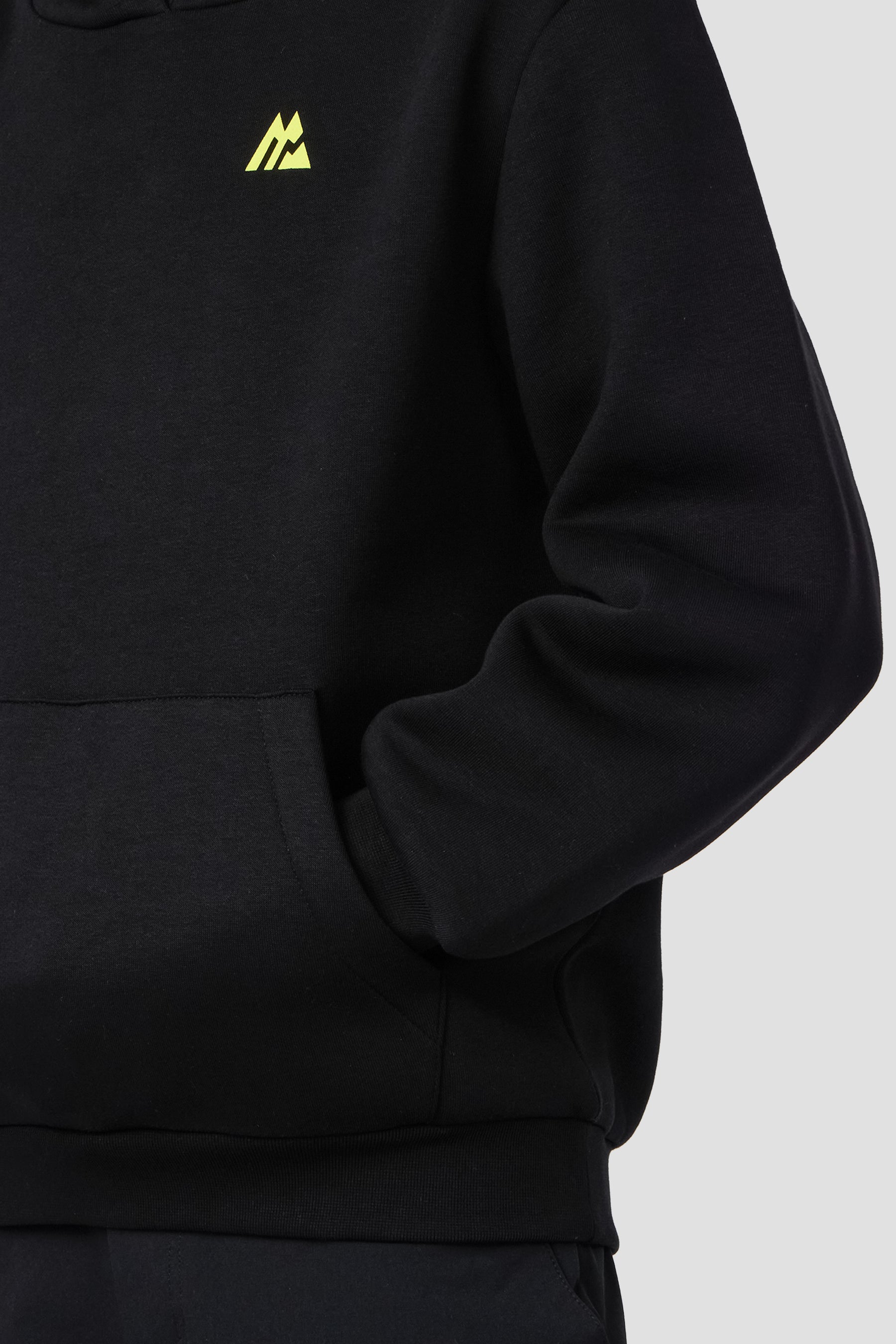 Boys Helix Graphic Hood - Black