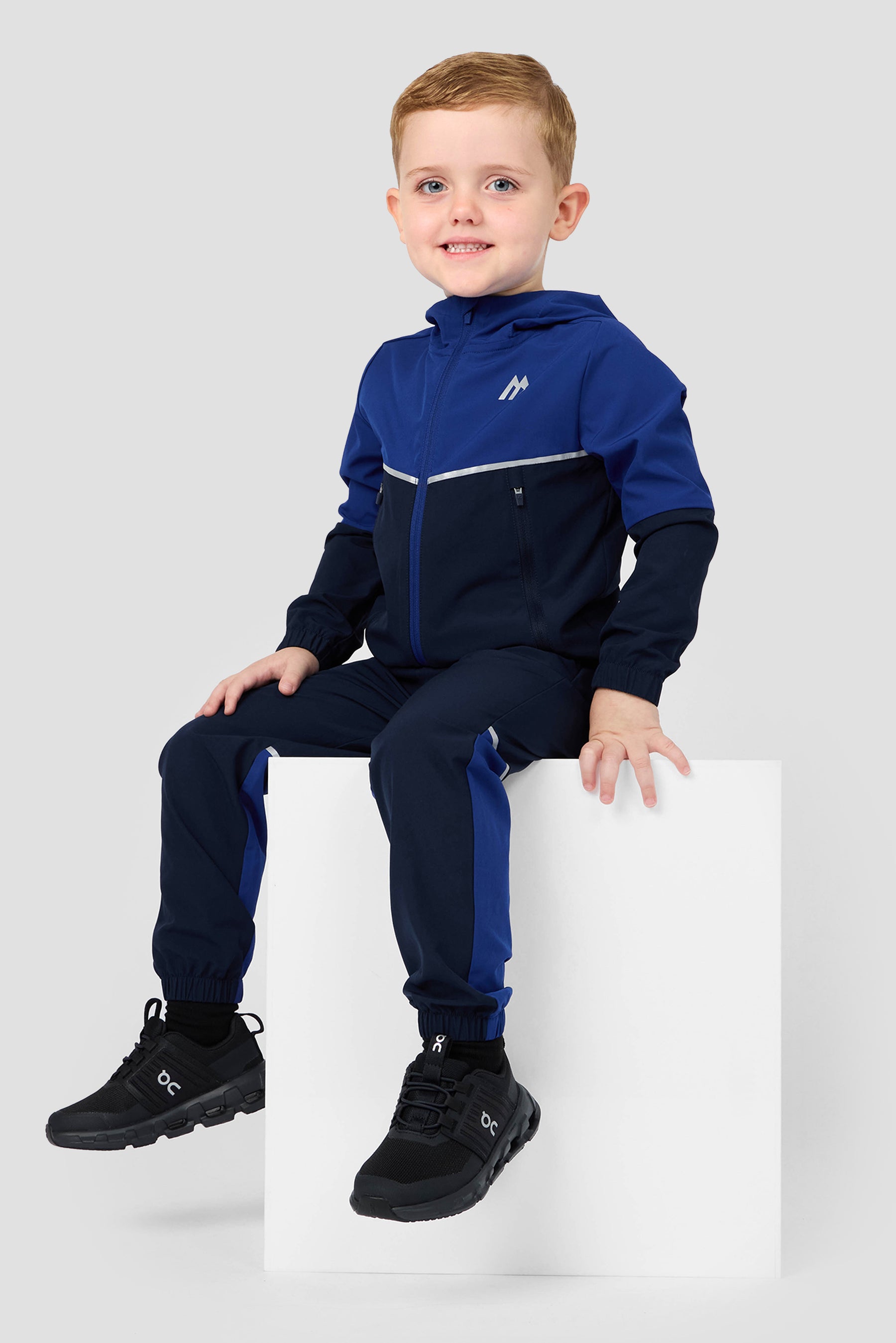 Infant Boys Trek Woven Jacket/Pant Set - Marine Blue/Midnight Blue