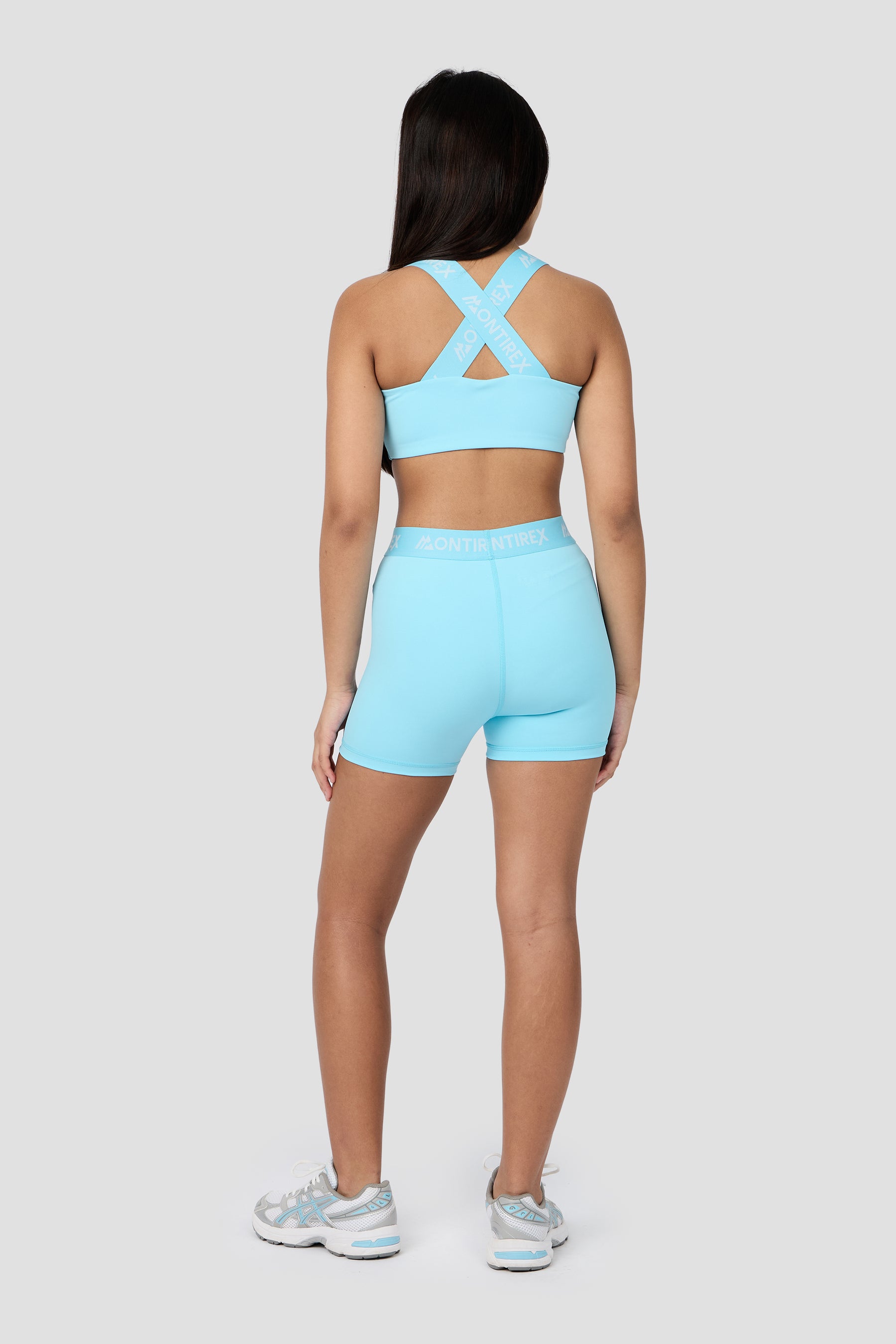 Girls Icon Cycling Short - Seashell Blue