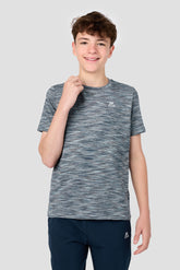 Boys Trail T-Shirt - Navy/Blue/Grey