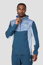 Trail Windbreaker - Blue/Light Blue Multi