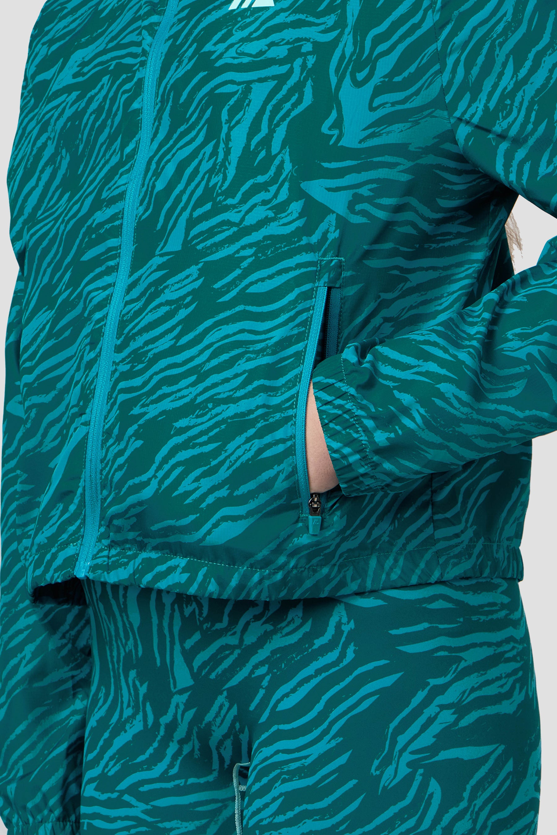 Girls Seren Windbreaker - Pacific