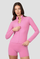 Form Full Zip - Sugar Pink
