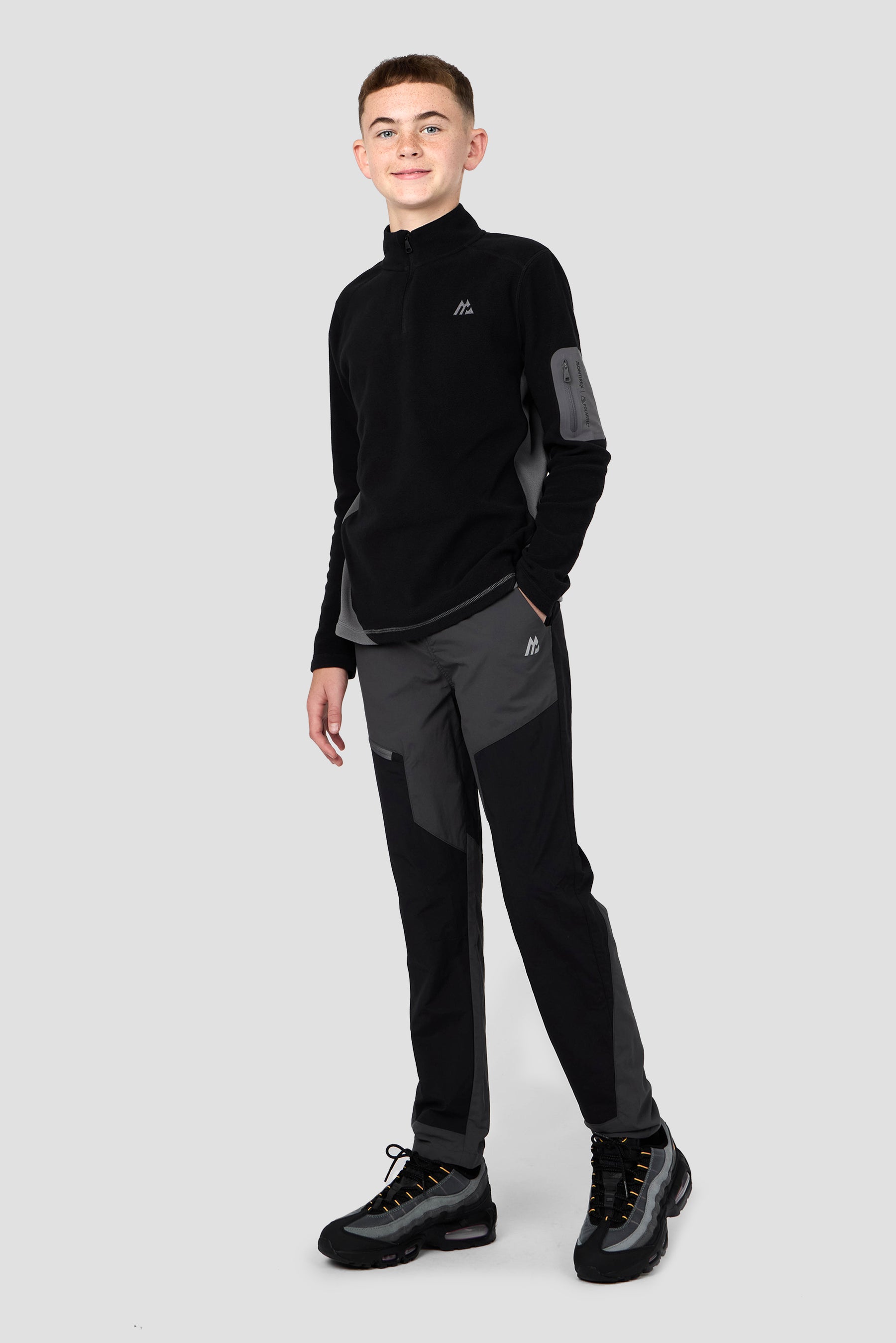 Boys Descent Pant - Black/Asphalt 