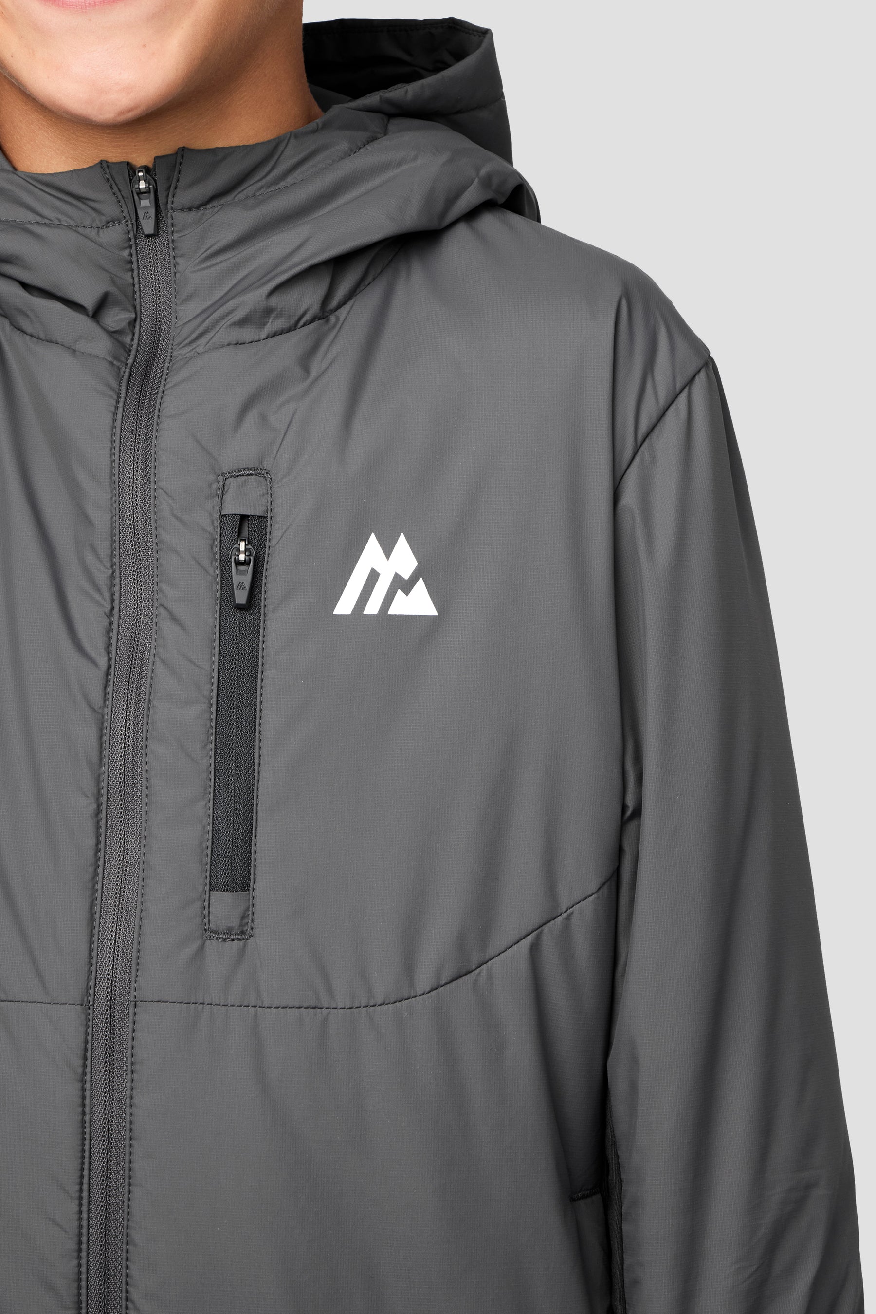 Boys Cache Jacket - Cement Grey/Asphalt