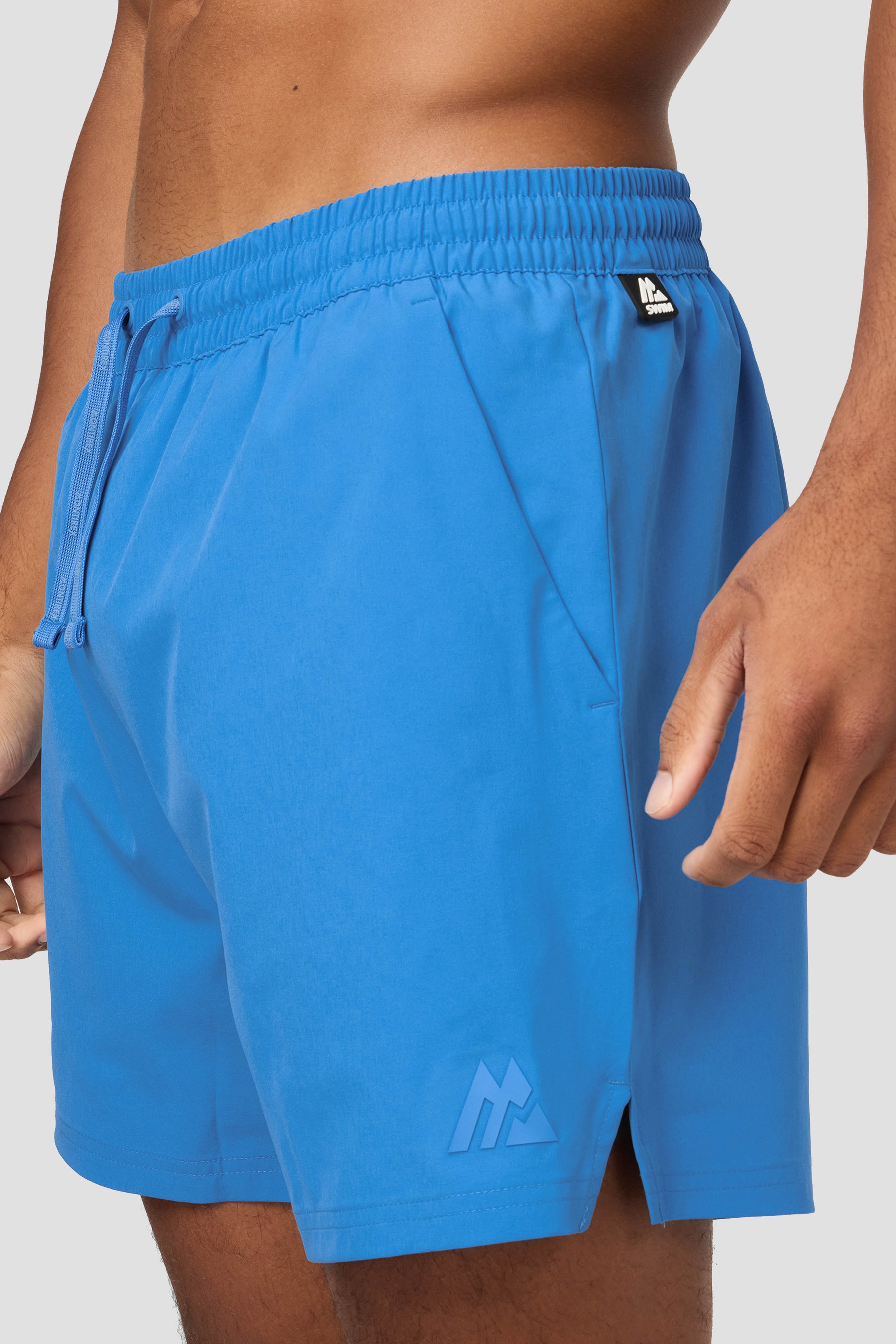 Monogram Swim Short - Celestial Blue