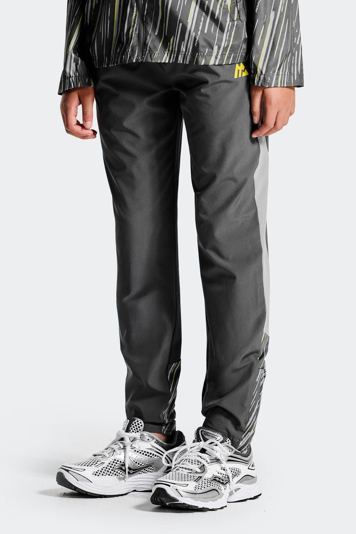 Boys Vigour Pant - Asphalt/Platinum Grey/Blazing Yellow