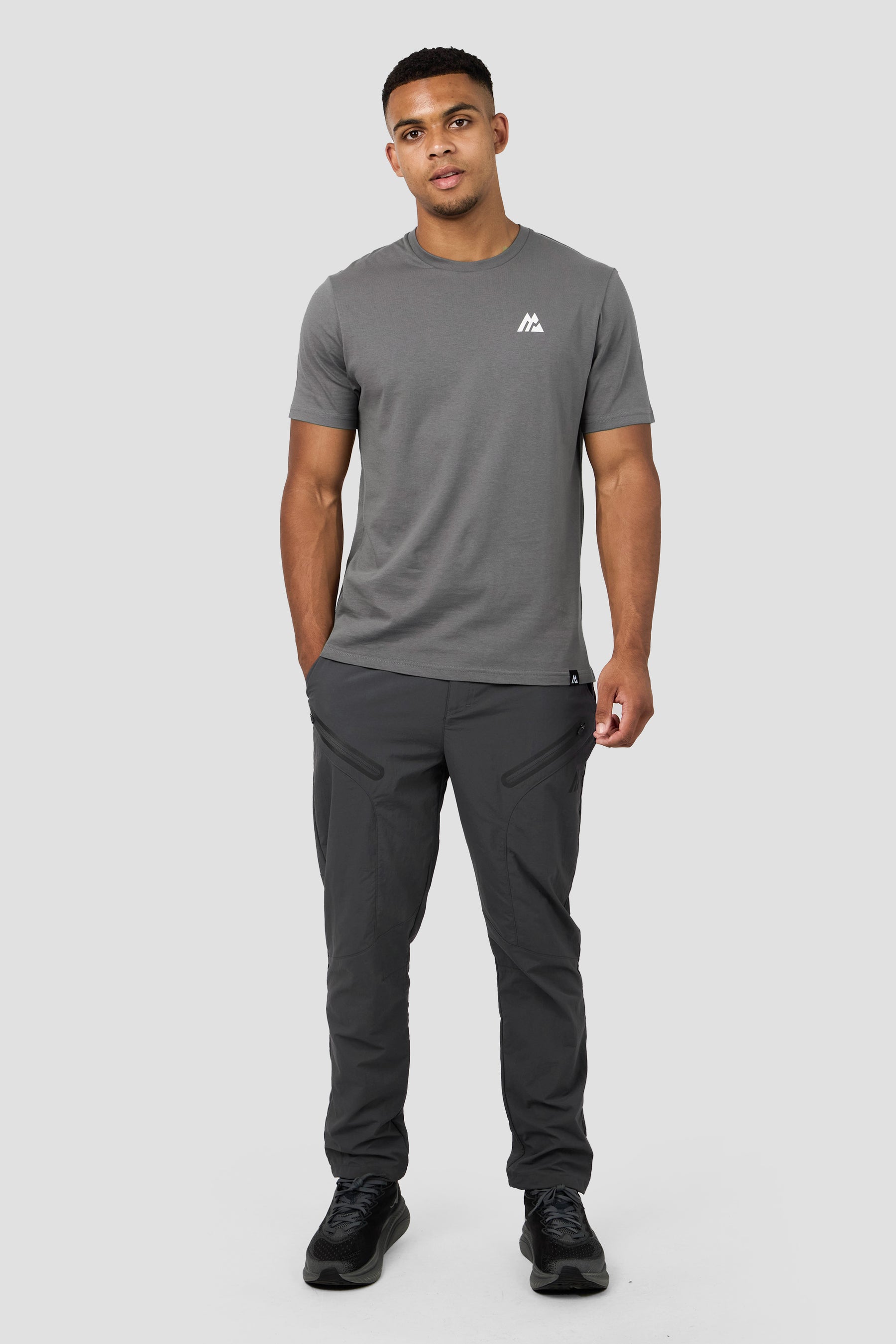 Spheric Graphic T-Shirt - Cement Grey