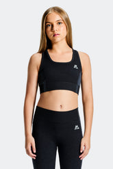 Girls Harmony Bra - Black/Cadet Grey