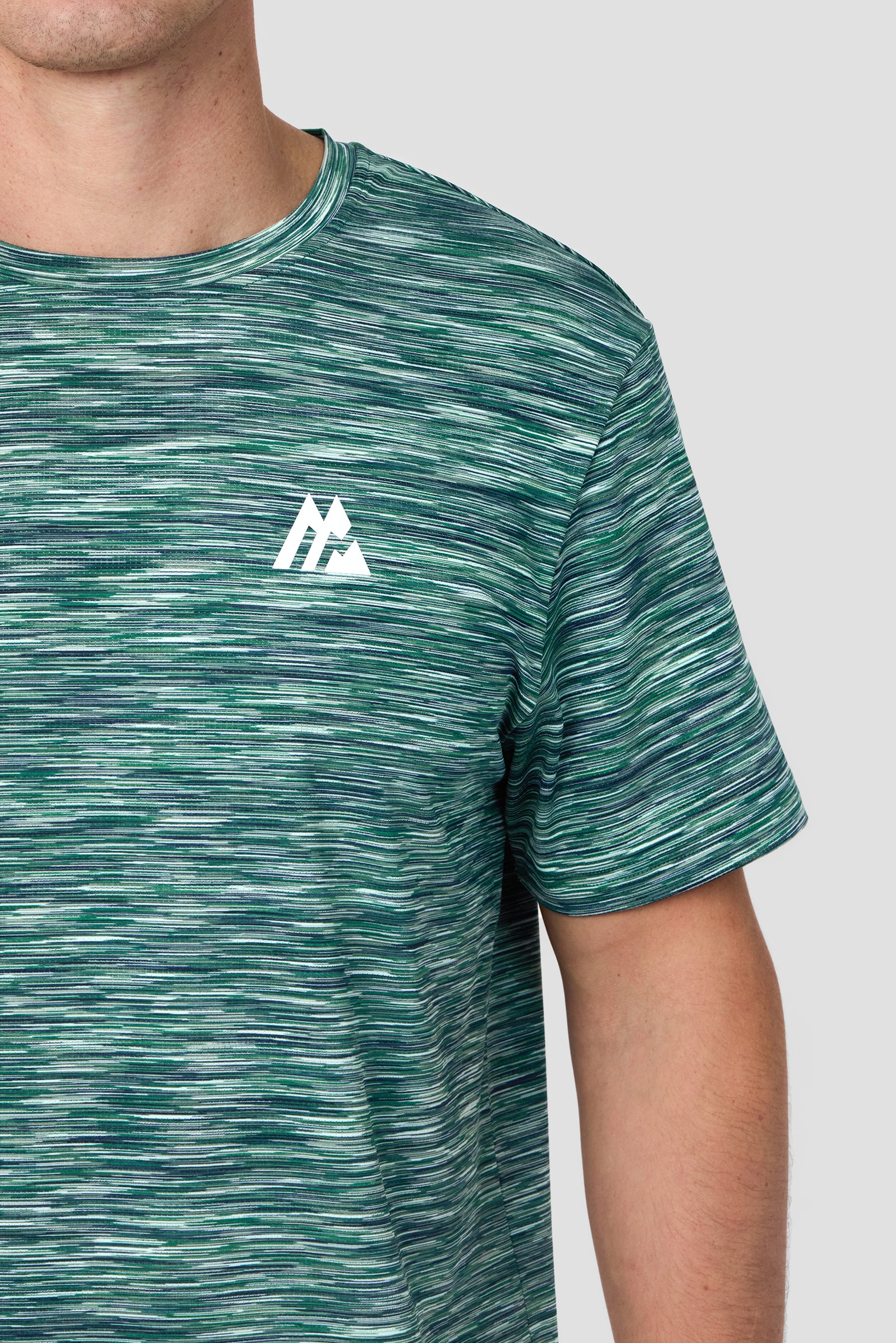 Trail T-Shirt - Green/Blue