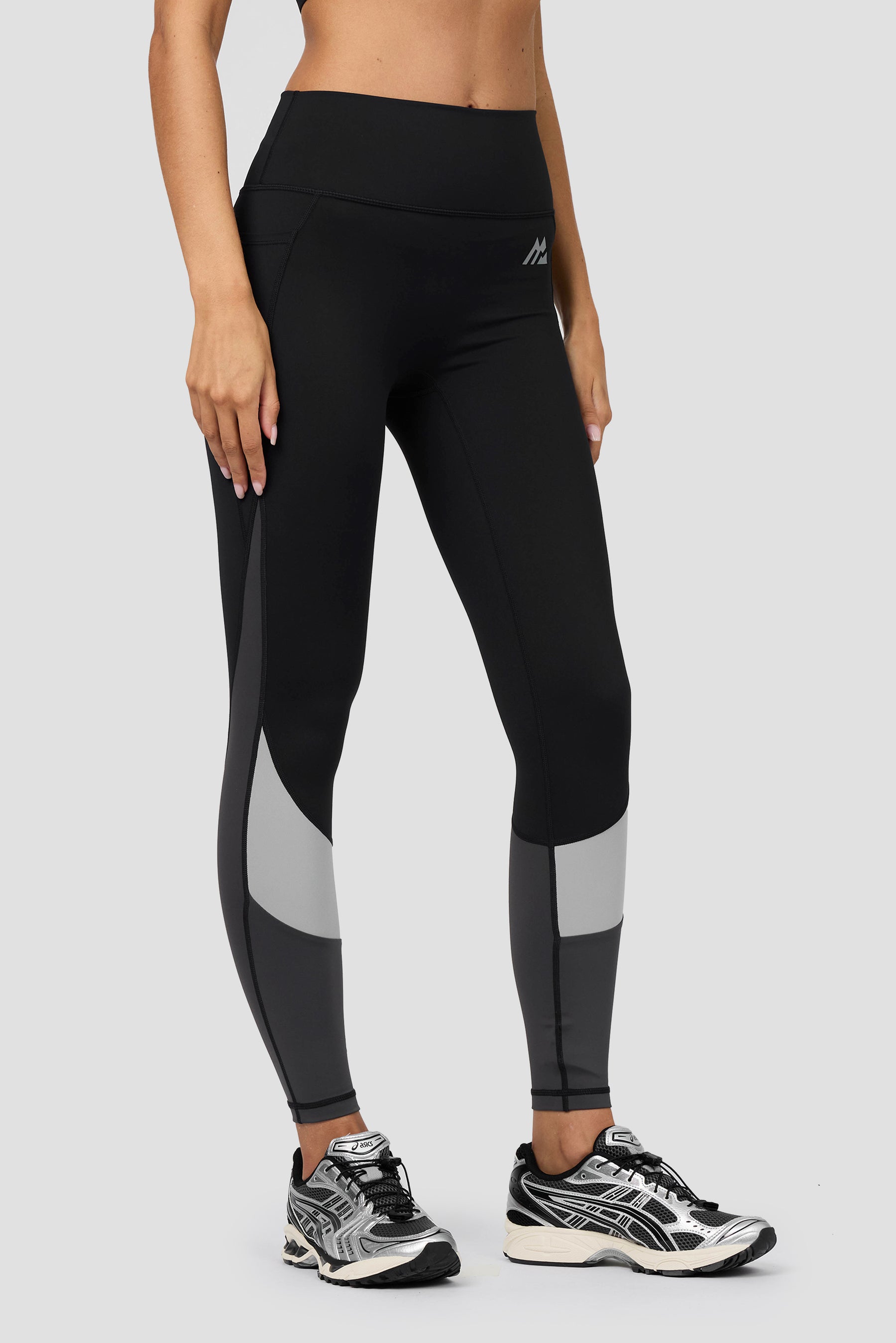 Stride Legging - Black/Basalt/Asphalt