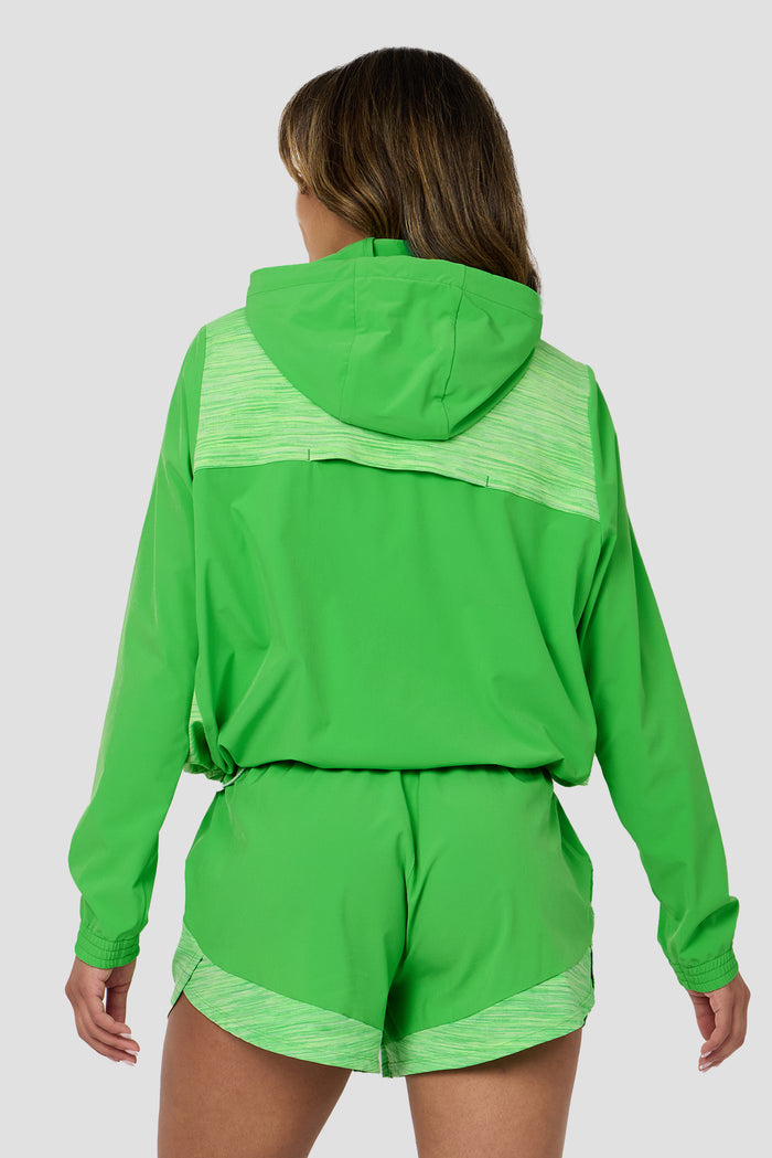Women's Trail Windbreaker - Green Multi