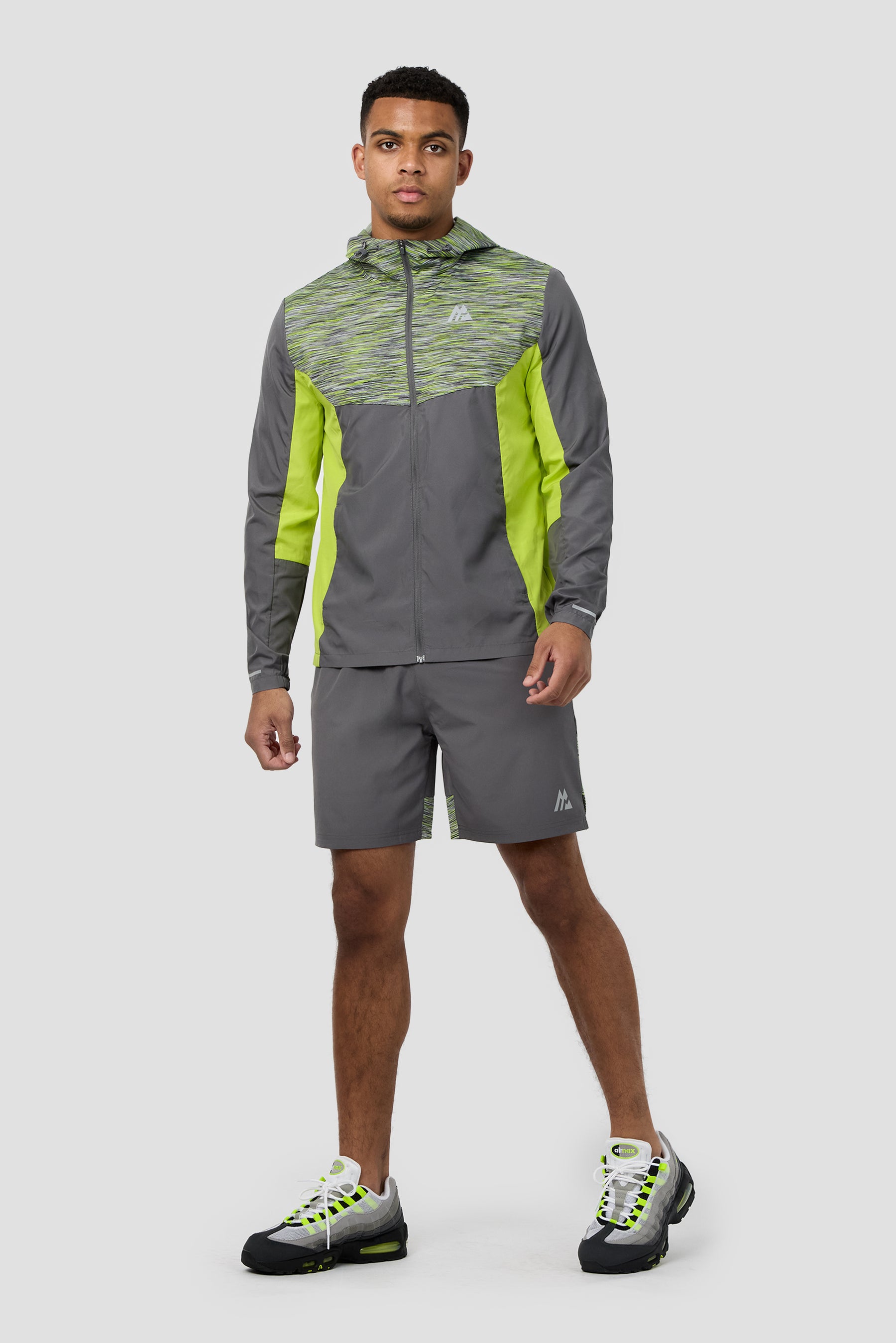 Trail Panel Short - Lime/Grey/Black