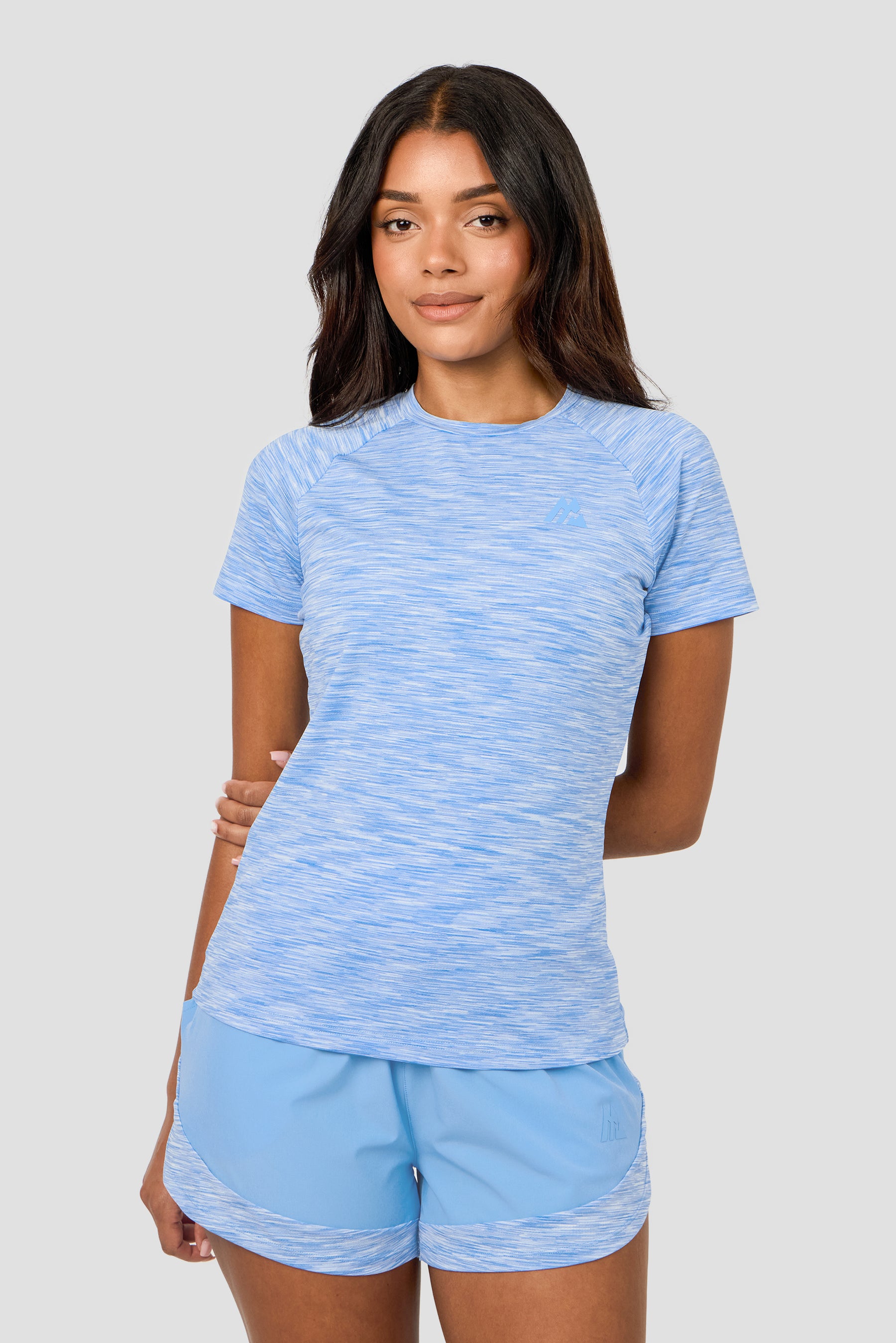 Montirex Women's Trail T-Shirt Light Blue Sportswear Gymwear