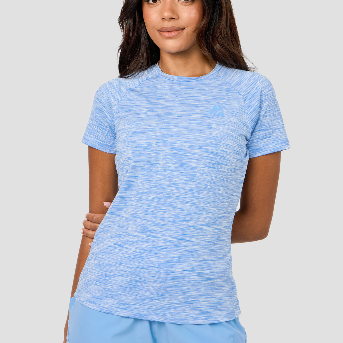 Montirex Women's Trail T-Shirt Light Blue | Sportswear Gymwear