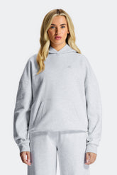 Form Fleece Hood - Grey Marl