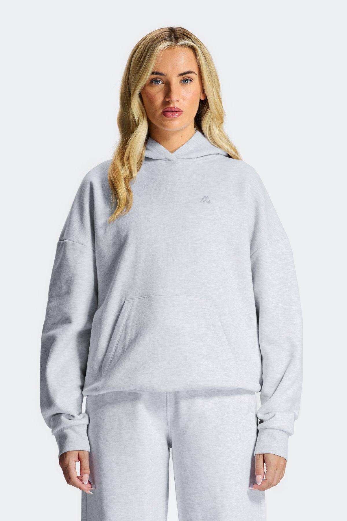 Form Fleece Hood - Grey Marl