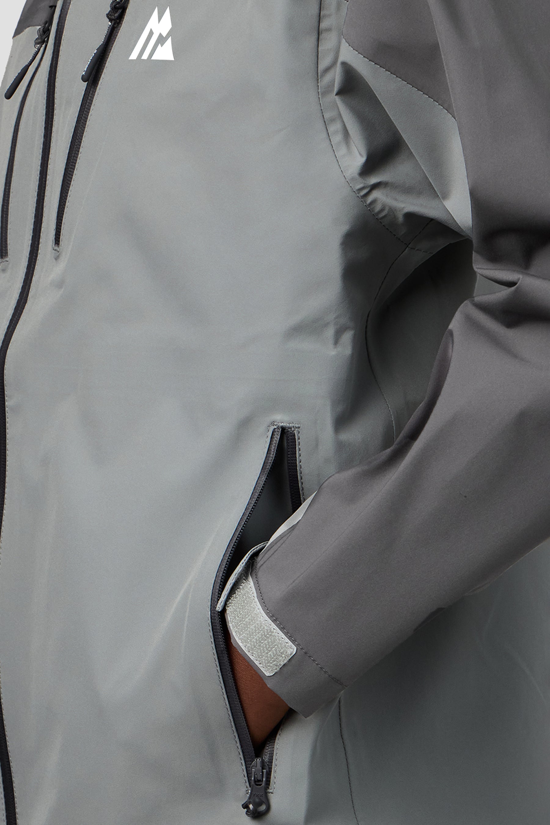 Derecho Waterproof Jacket - Platinum Grey/Cement Grey