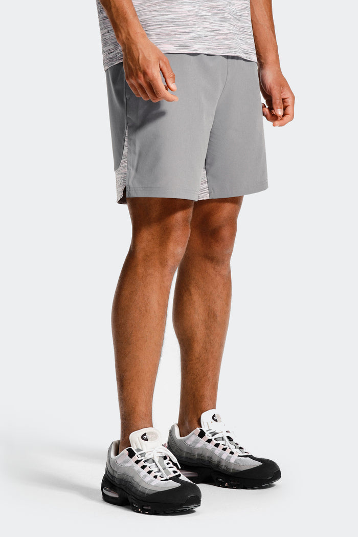 TRAIL PANEL 2.0 SHORT - PLATINUM GREY/LIGHT SMOKE GREY/LIGHT PINK/WHITE