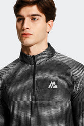 Haze 1/4 Zip - Black/Asphalt/Platinum Grey