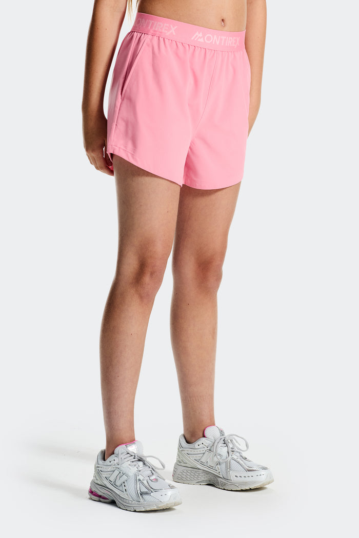 Girls Icon Woven Short - Sweet Pink