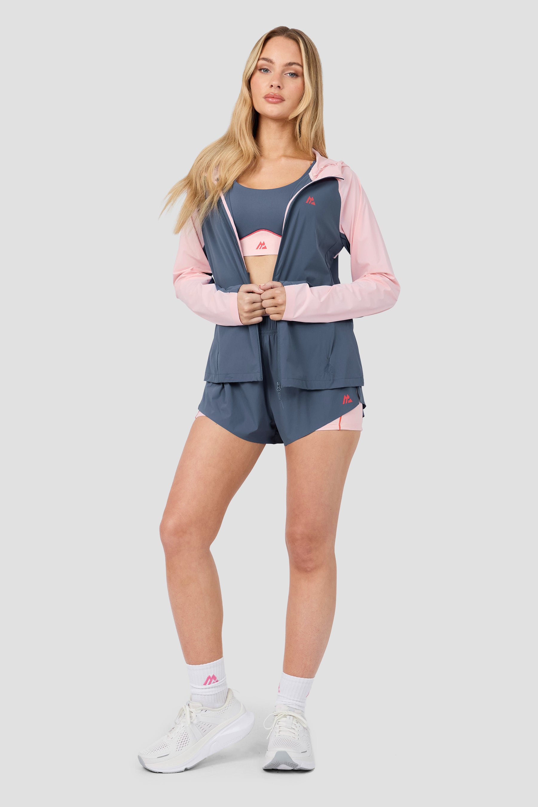 MTX Run Switch Windbreaker - Light Pink/Greyed Indigo