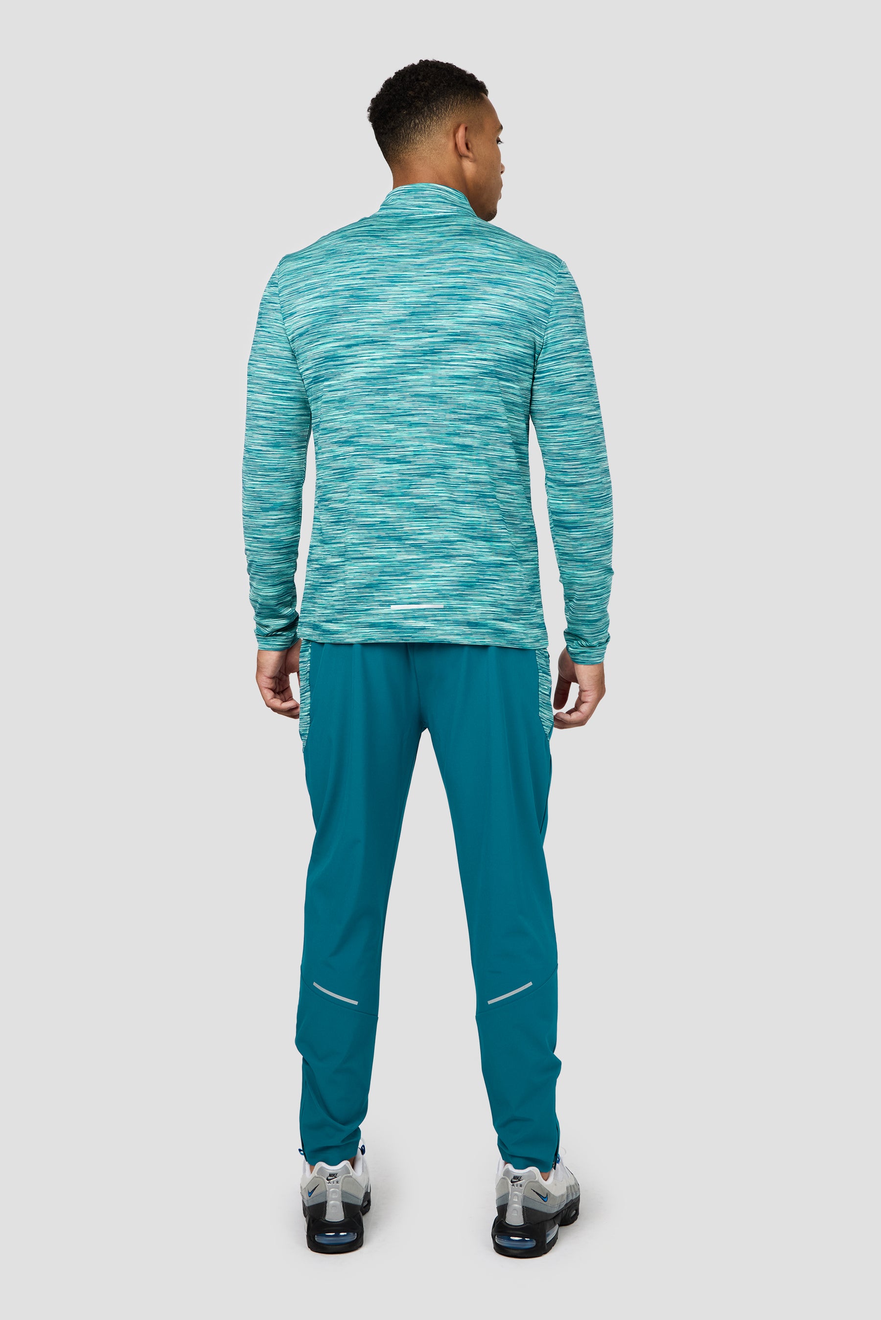 Trail 1/4 Zip - Teal Multi