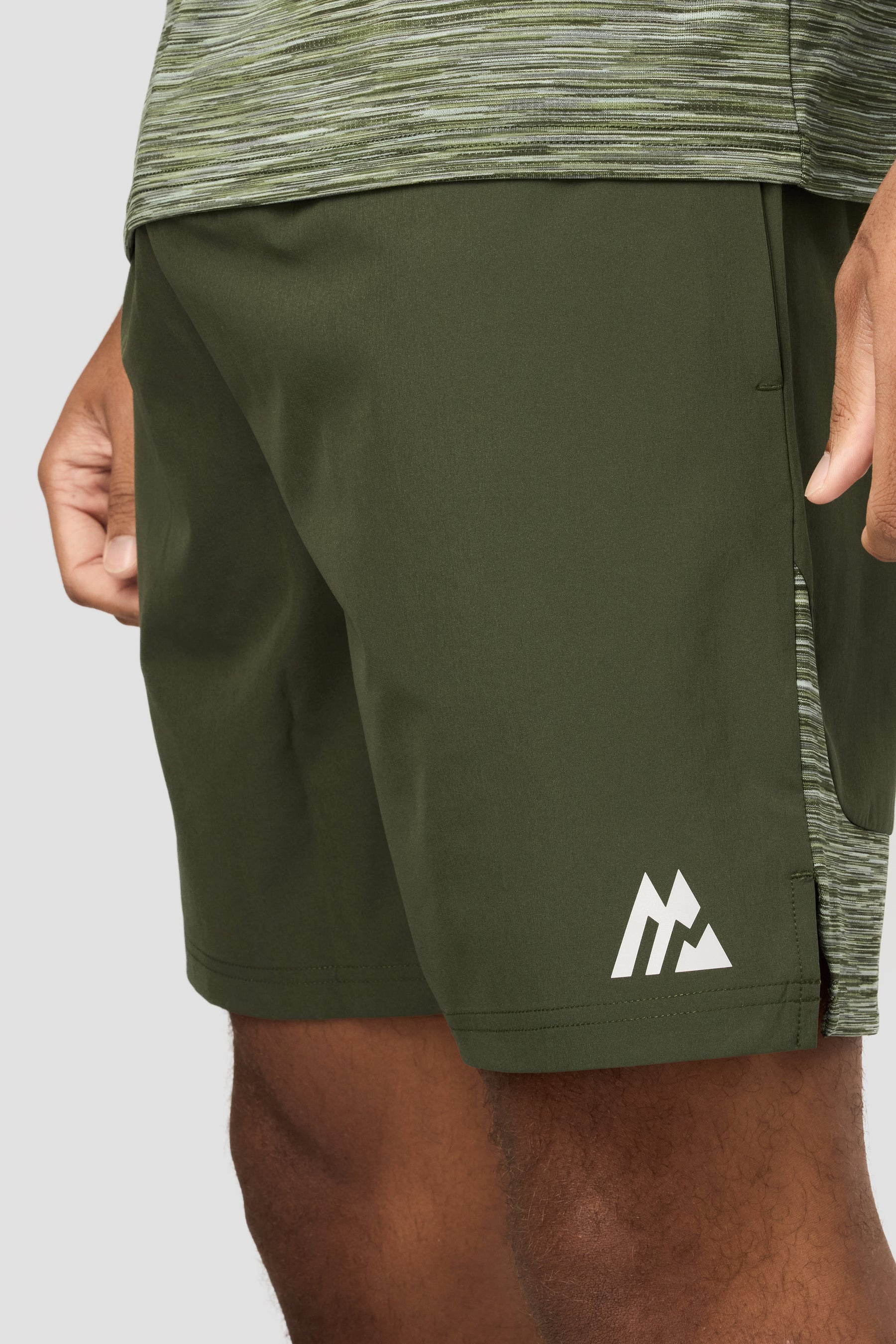 Trail Panel Short - Khaki Multi