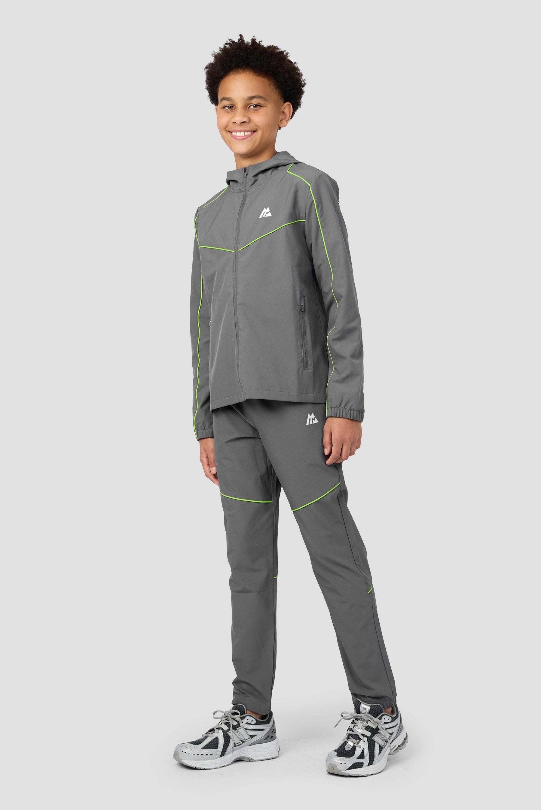 Boys Kinetic Pant - Cement Grey/Apple