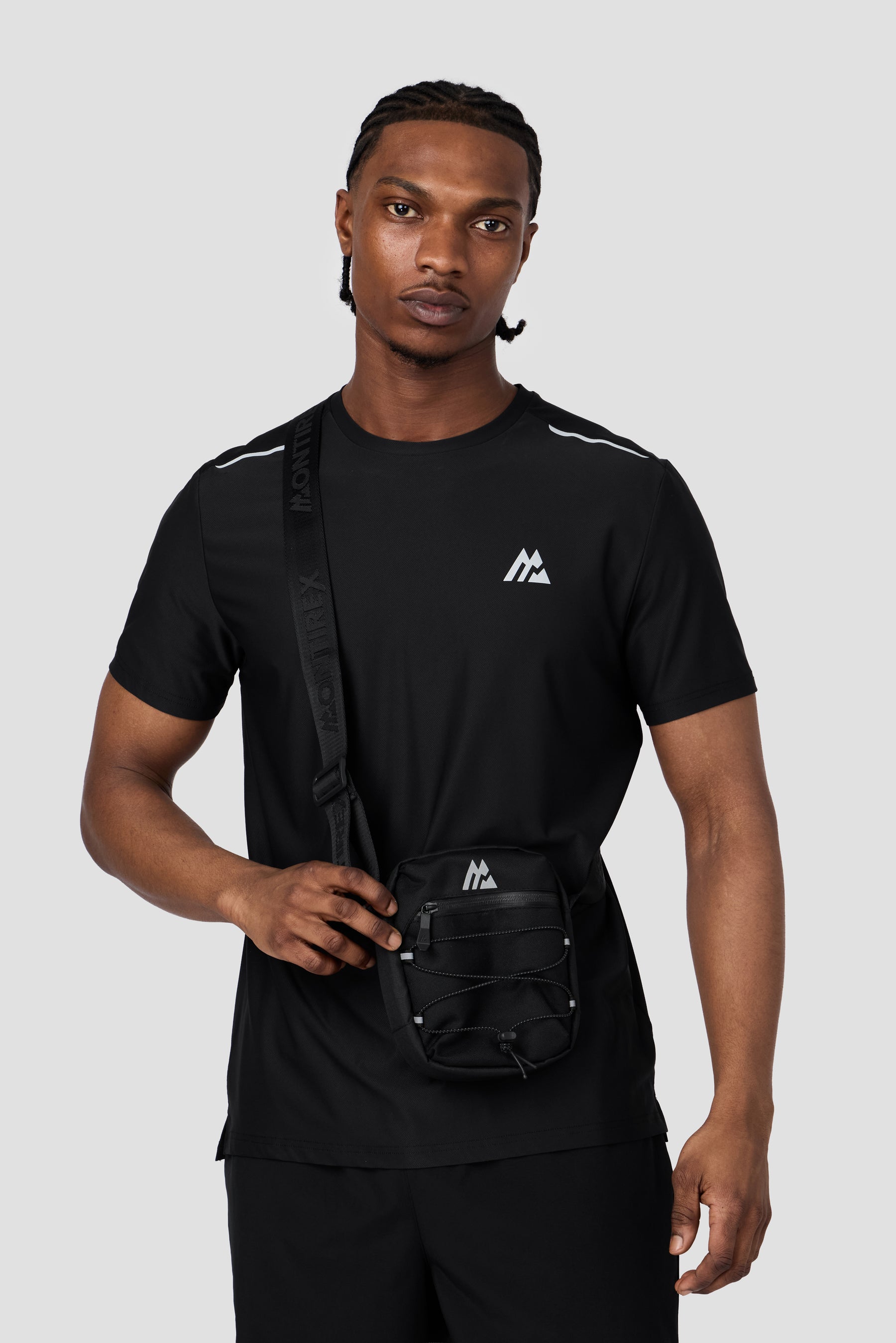 Ridge Crossbody Bag - Black