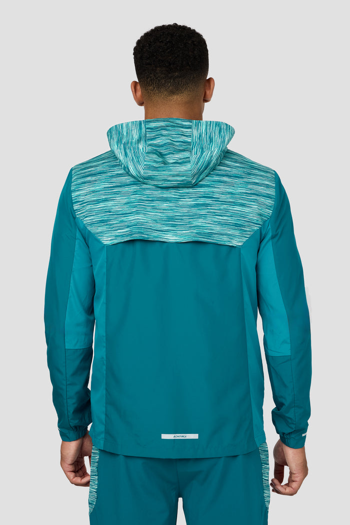 Trail Windbreaker - Teal Multi