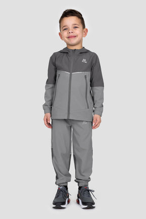 Infants Trek Woven Jacket/Pants Set - Cement Grey/Platinum Grey