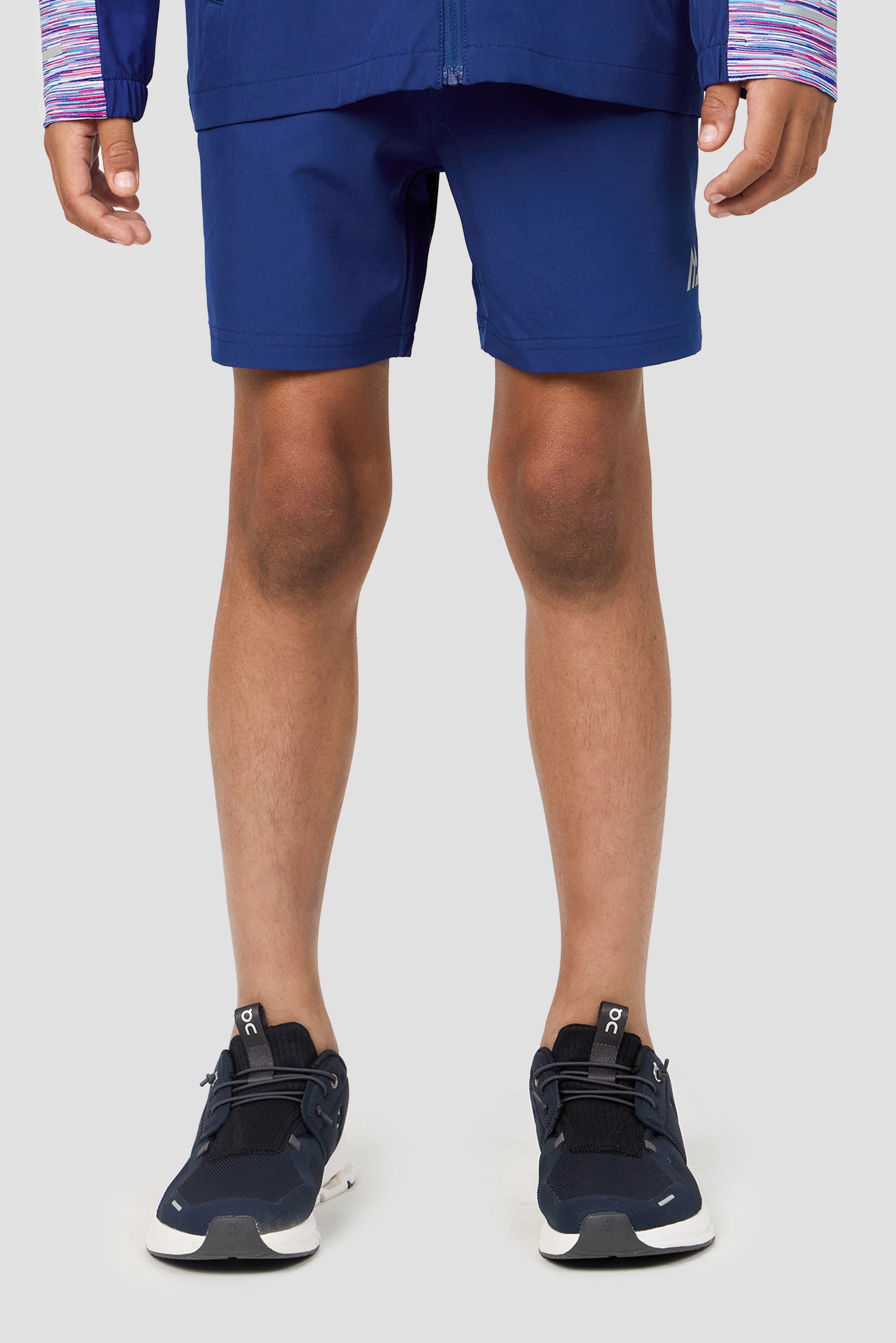 Boys Trail Panel Short - Blue/Pink/White