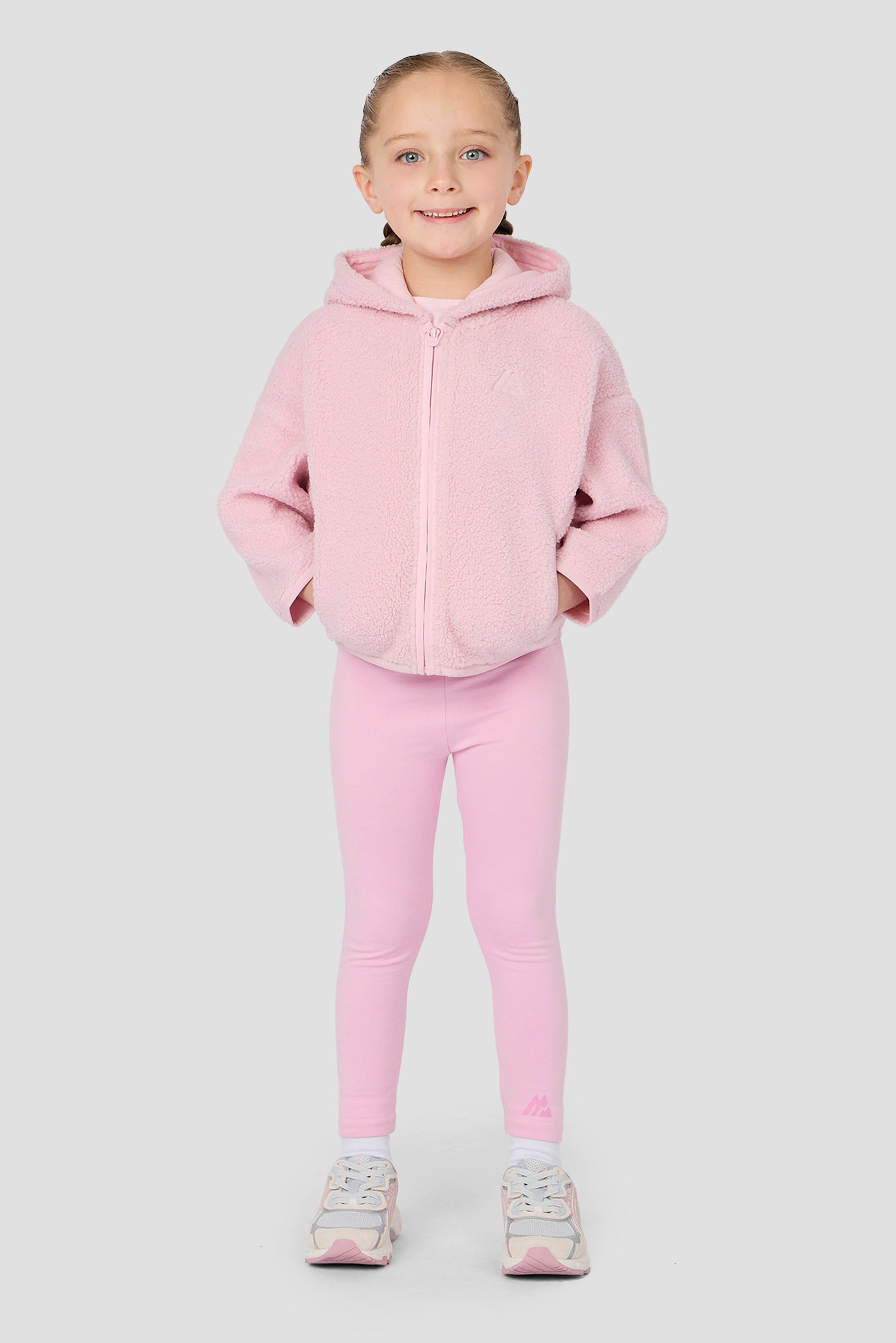 Infant Girls Cloud Hood - Light Pink