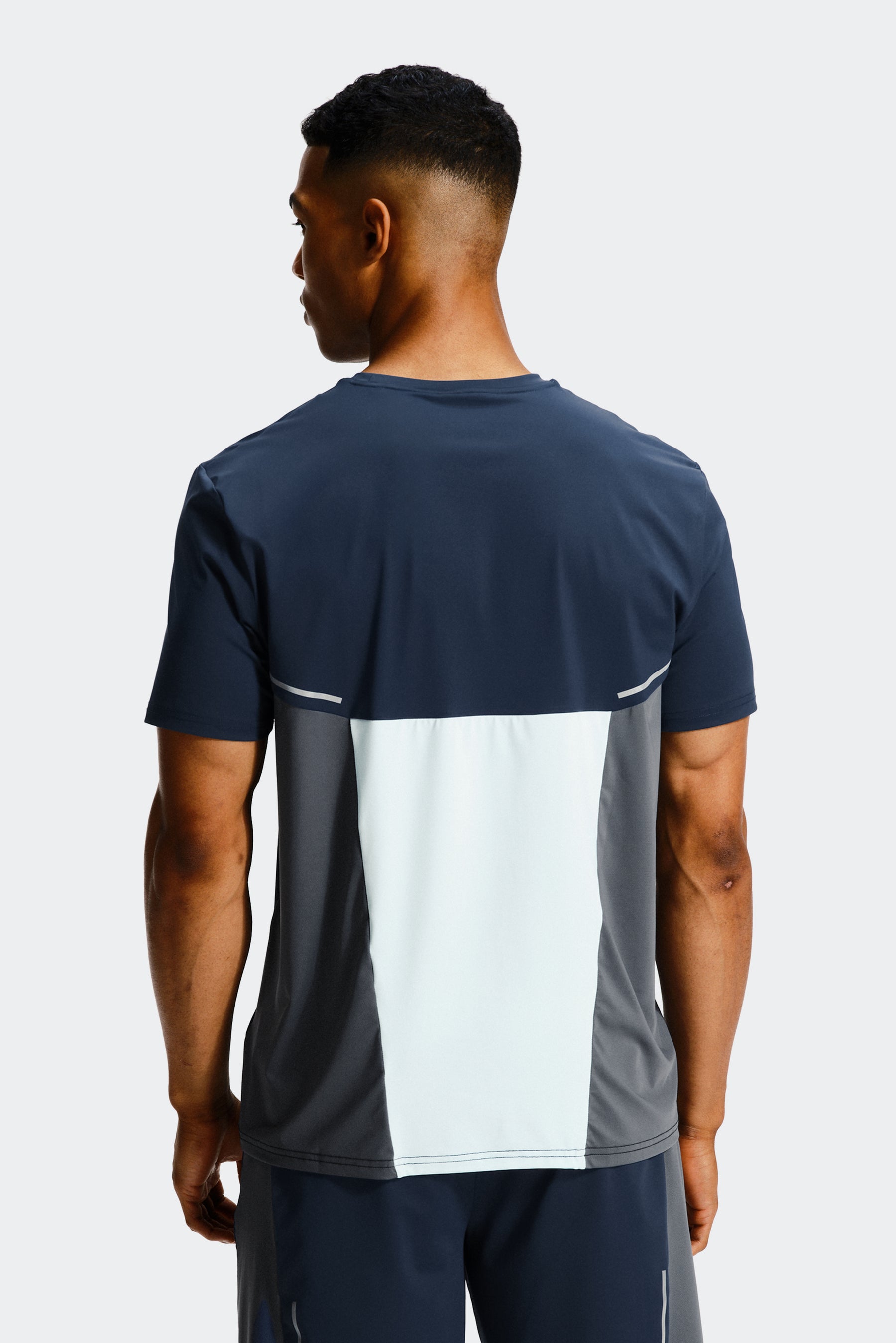 Strive T-Shirt - Midnight Blue/Slate Grey/Water Spring