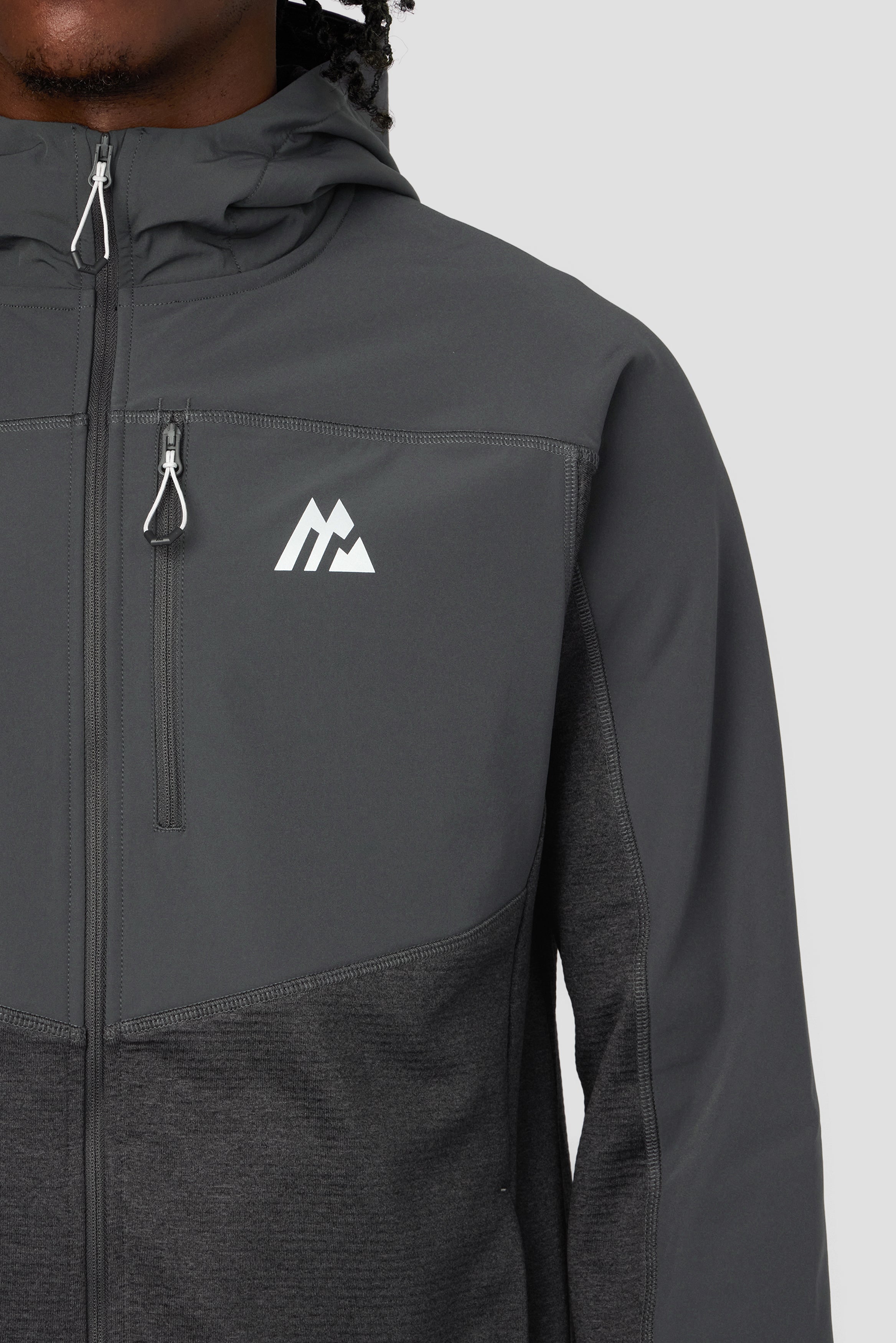 Summit 2.0 Hood Asphalt | Montirex Sportswear Gymwear Hoodie
